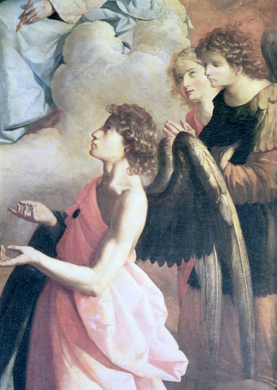 Angels (detail) from The Apotheosis of St. Jerome, c.1638-39 by Francisco de Zurbaran